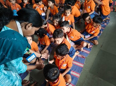 Dentist’s visit in school